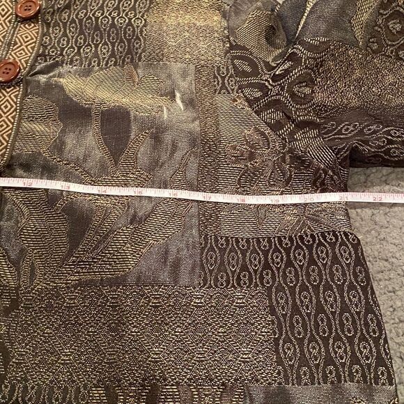 Tudor Court Tapestry Blazer Jacket Size Medium Classic Blazer Dressy - Picture 13 of 15